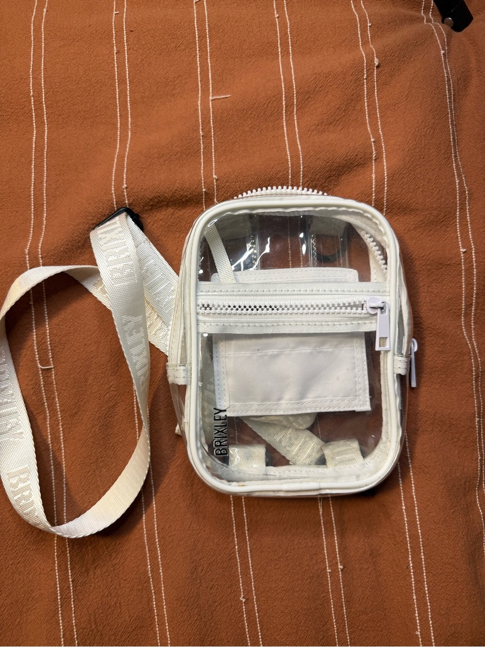 Clear White Crossbody Bag